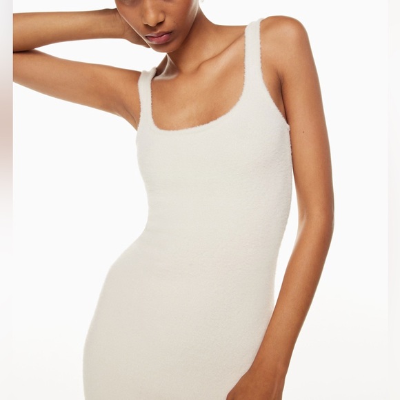 COPY - TWO PIECE SET Aritzia Wilfred Free Hush Knit Tank Dress WITH Cardigan Se… - Picture 4 of 16